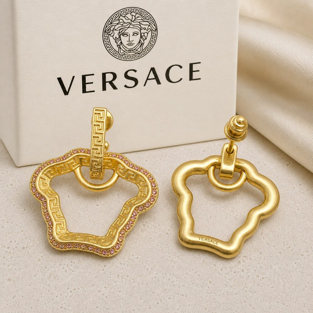 Versace Bold Statement Earrings Style 4 | New with Box - Picture 7 of 9